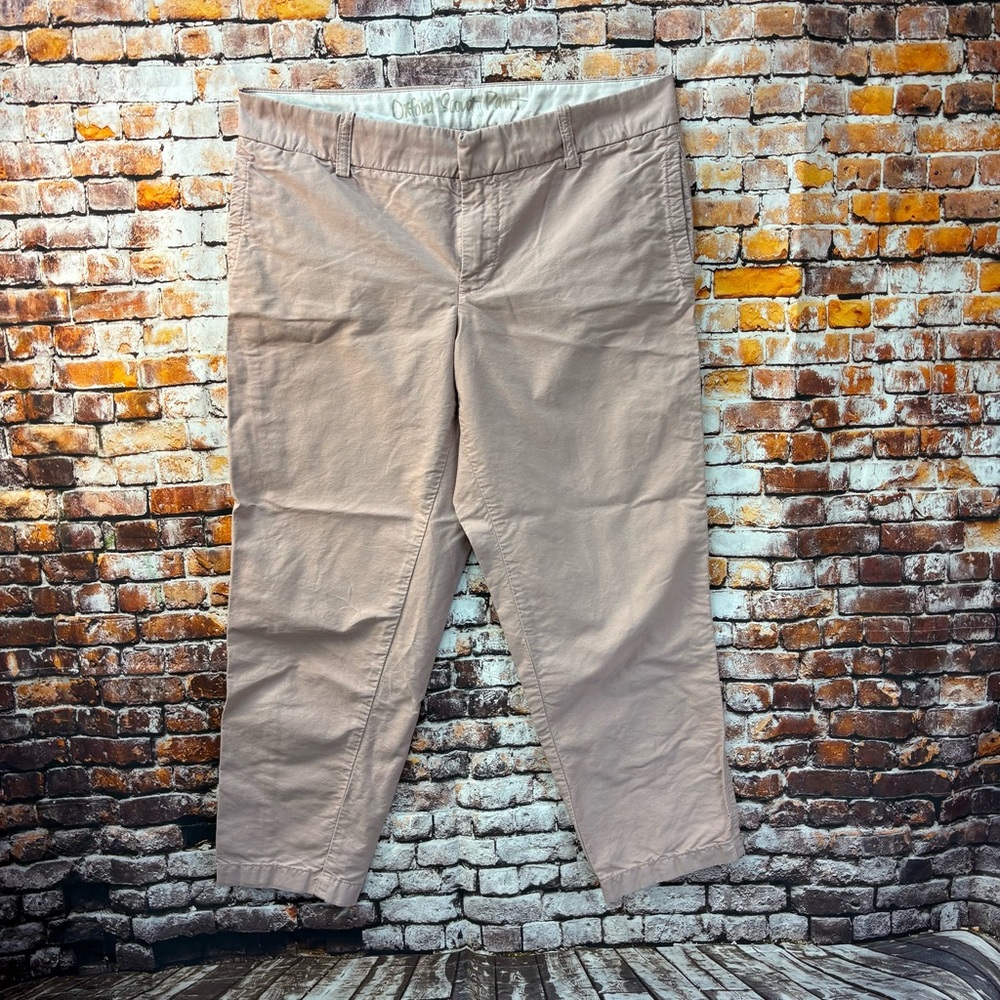 J. Crew Tan Ankle Cropped Pants